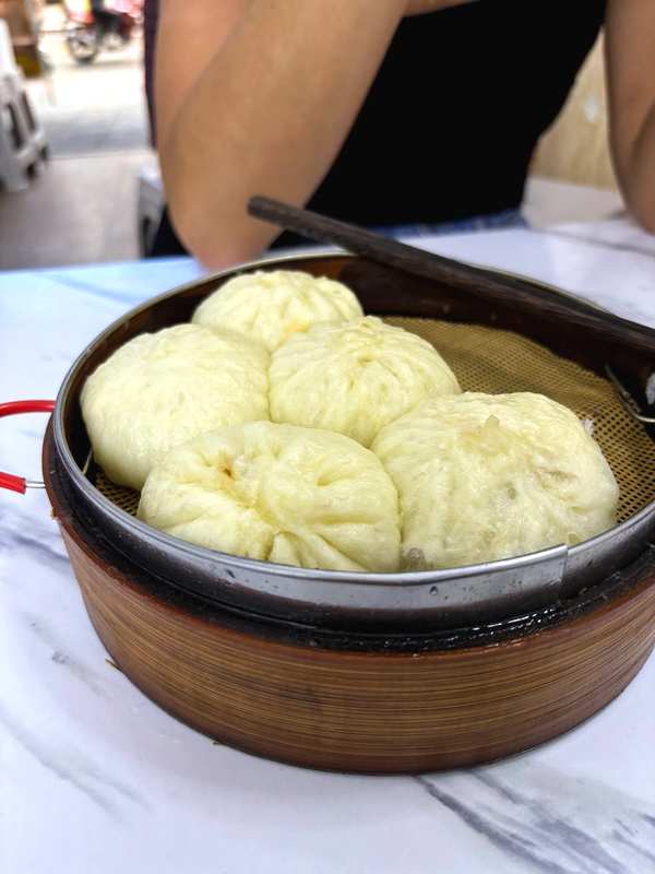 Wonton soup street food in Wulong town