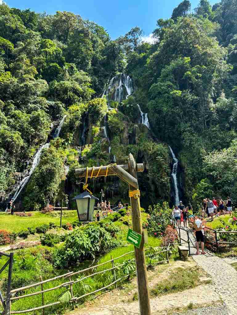 Inside the Santa Rosa hot springs in Colombia