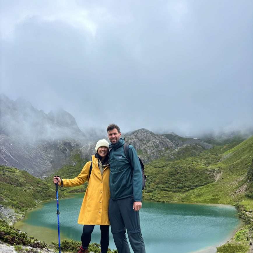 Corry + Ling at Abuji Lake