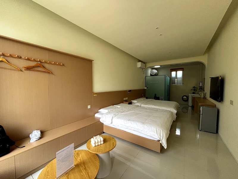 Our hotel room in Bole, Xinjiang, near Sayram Lake